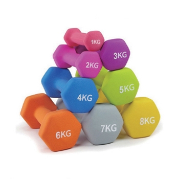 DB006  VINYL NEOPRENE DUMBBELLS